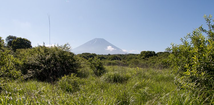 朝8時24分、富士山を望む 朝8時24分、富士山を望む