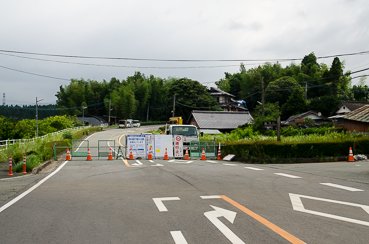 俵山への県道28号